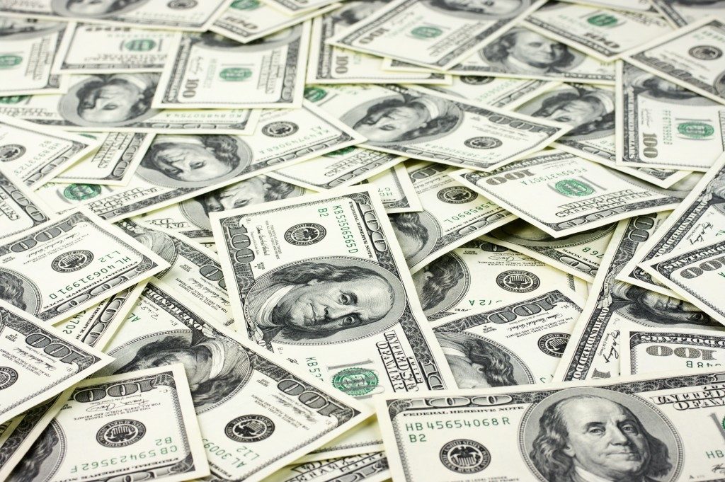 Pile of US dollars